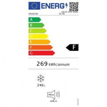 Davoline HD W 251E L DUAL SG NE Καταψύκτης Οριζόντιος 246lt